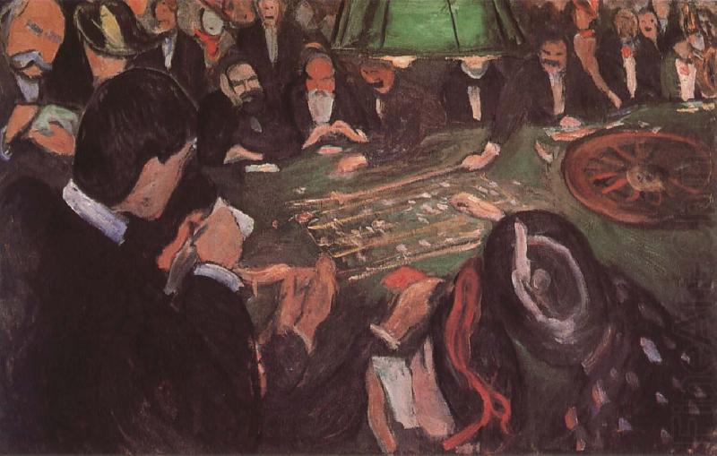 on the table, Edvard Munch